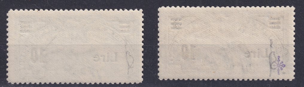 聖馬力諾 1942/1954 - 航空邮票 - 4个全新未邮寄价值 #2.1