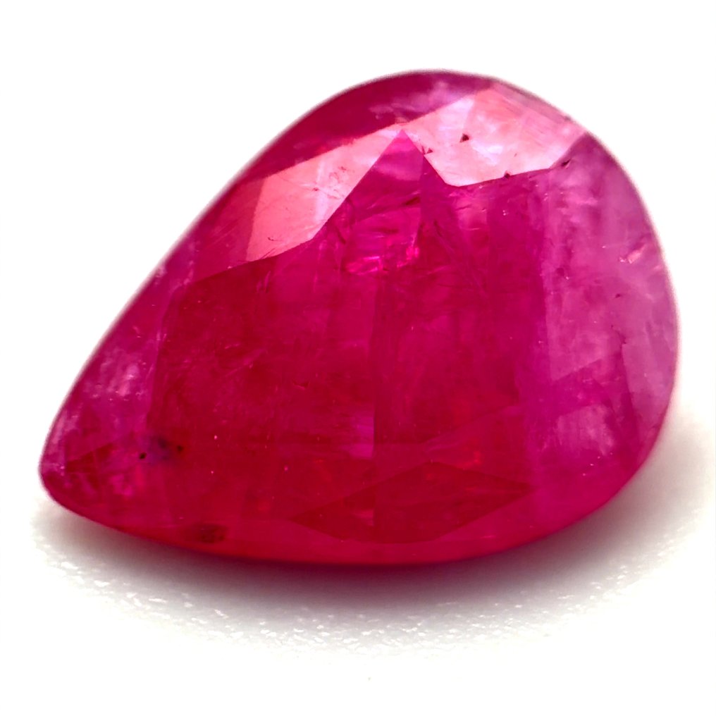 没有保留价 - 1 pcs  红色 红宝石  - 1.60 ct - 国际宝石研究院（IGI） - 天然的翡翠 #1.0