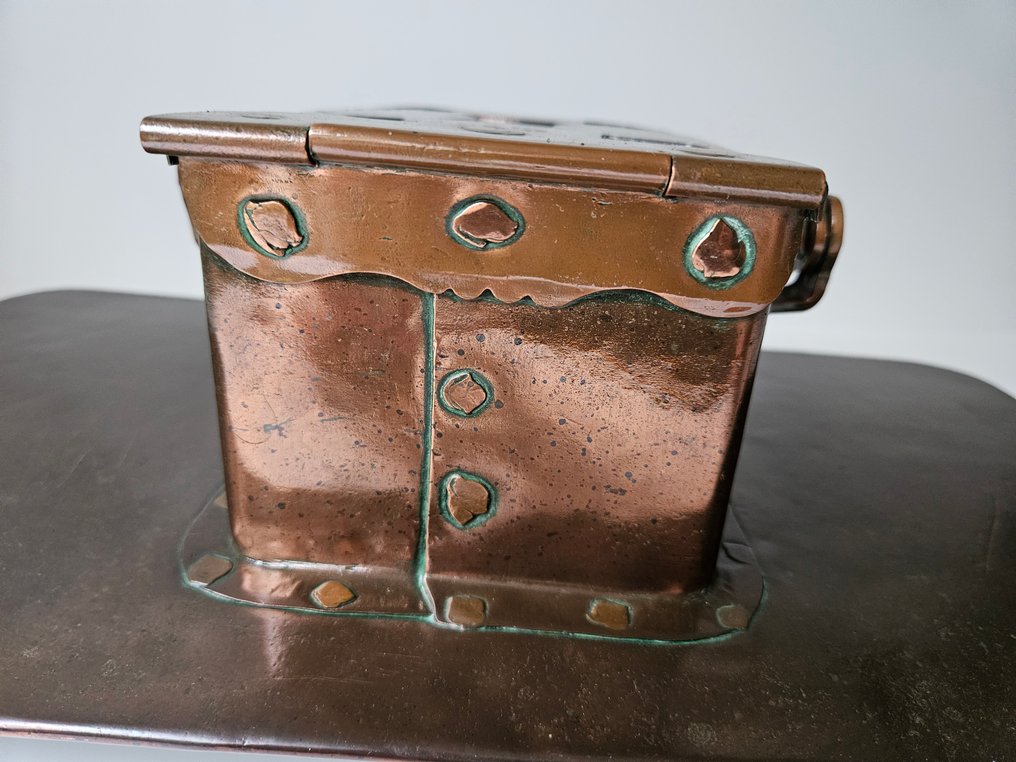 Antieke draagbare koetsierstoof / kerkstoof - Ottomana - Rame #3.2