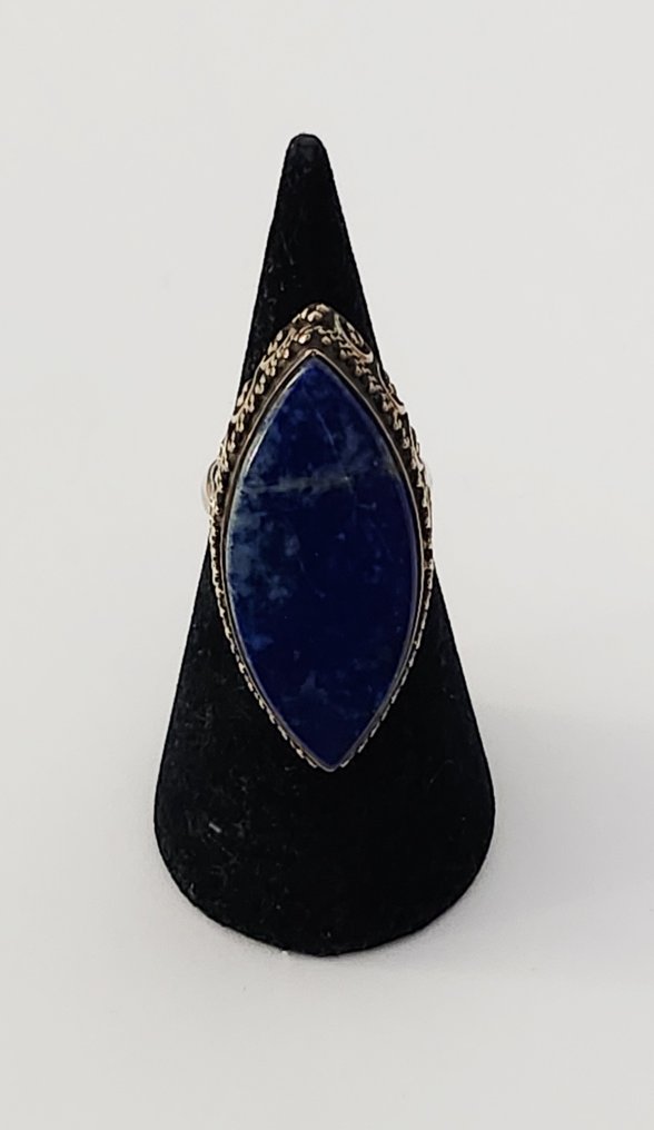 Lapis lazuli - Zilver - Ring #1.0
