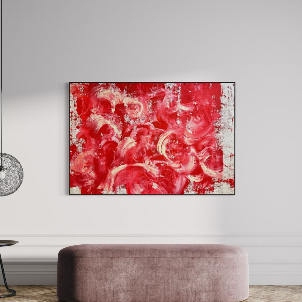 Timo Wedell - Blood Moon - XXL - Yves Klein Style #1.0