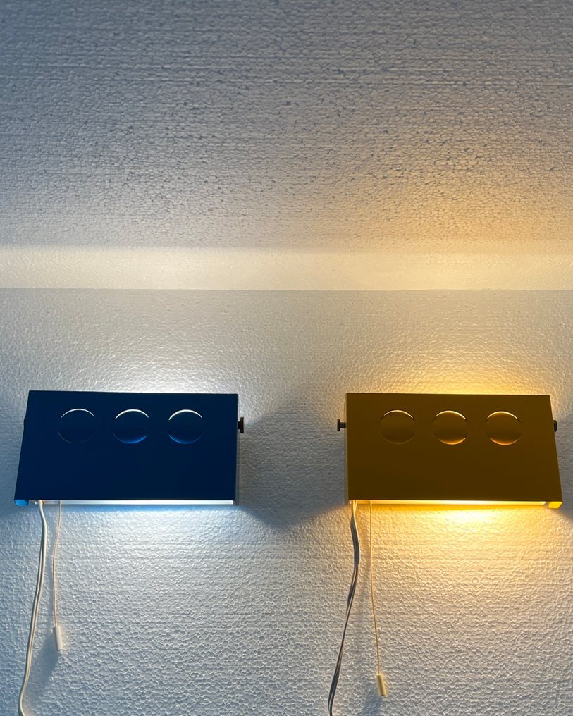 Hamalux - 壁灯 (2) - 金属, 黄铜, 钢 - 床头灯 #1.0