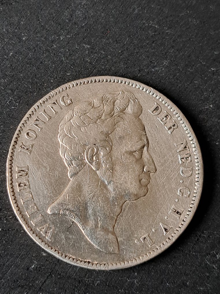 Holanda. Guilherme I. 1 Gulden 1840 schaars! (Sem preço de reserva) #2.1