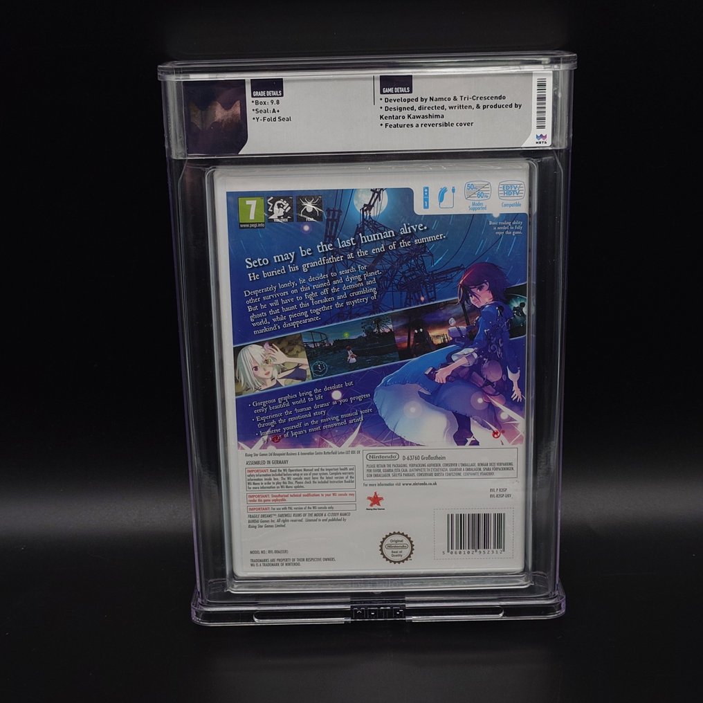 Nintendo - Wii - Wata 9.8 A+ Fragile Dreams: Farewell Ruins of the Moon UK Sealed New Graded - Jeu vidéo - Dans la boîte d'origine scellée #1.0