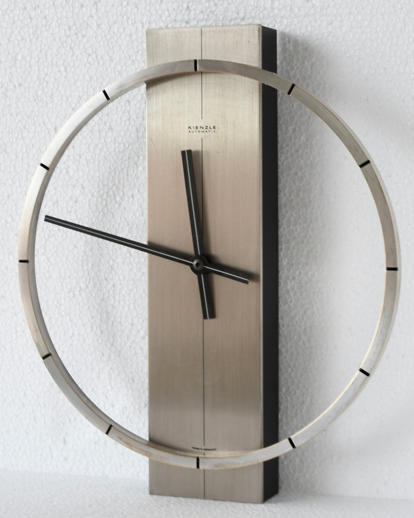 Ρολόι τοίχου - Kienzle Automatic Βιομηχανικό design Αλουμίνιο, Χάλυβας - 1960-1970 - Υψος 31 εκ. #1.0