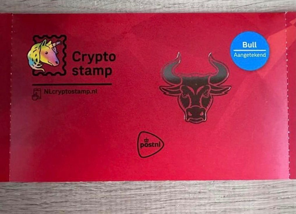 Netherlands - NL Crypto Stamp 4.0 – Bull Edition (2022) Sealed 25-pack – Unopened – Unclaimed NFT #1.0