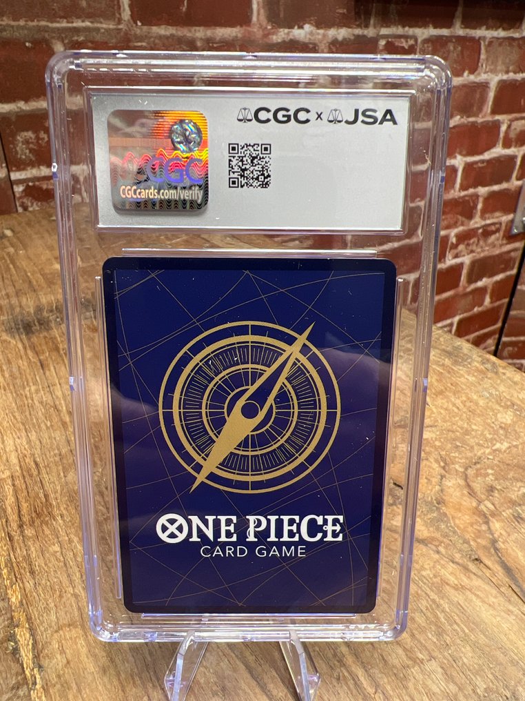 万代 - 1 Graded card - One Piece - Sanji OP01-013 亲笔签名卡, 另类艺术, 平行卡 - CGC #2.1