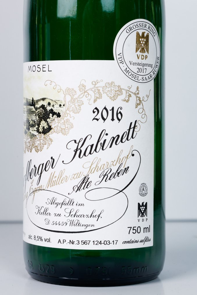 2016 Egon Müller, Scharzhofberger Kabinett - Mosel - 1 Flasche (0,75Â l) #2.1