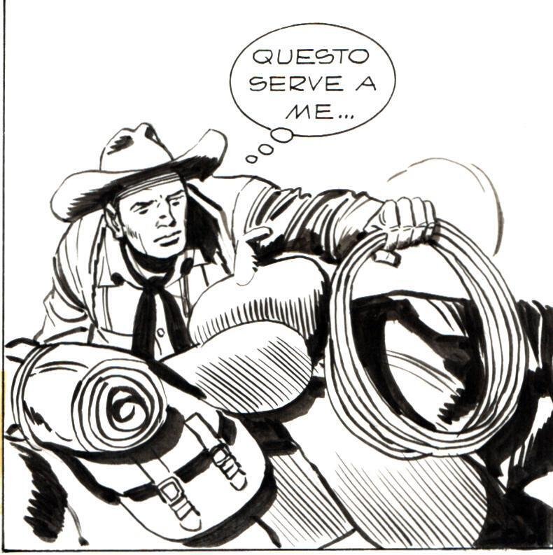 Letteri, Guglielmo - 1 Original page - Tex #406 - "Uomini crudeli" - 1994 #2.1