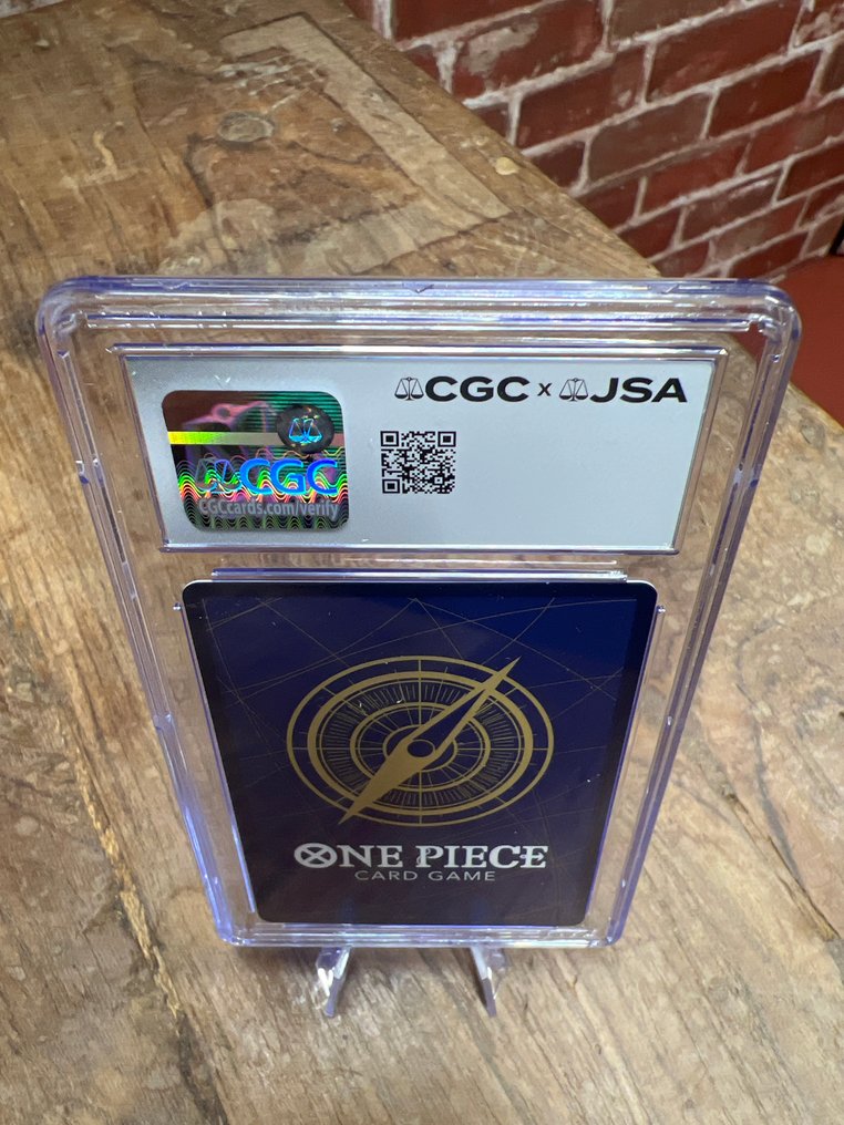 万代 - 1 Graded card - One Piece - Sanji OP01-013 亲笔签名卡, 另类艺术, 平行卡 - CGC #3.2
