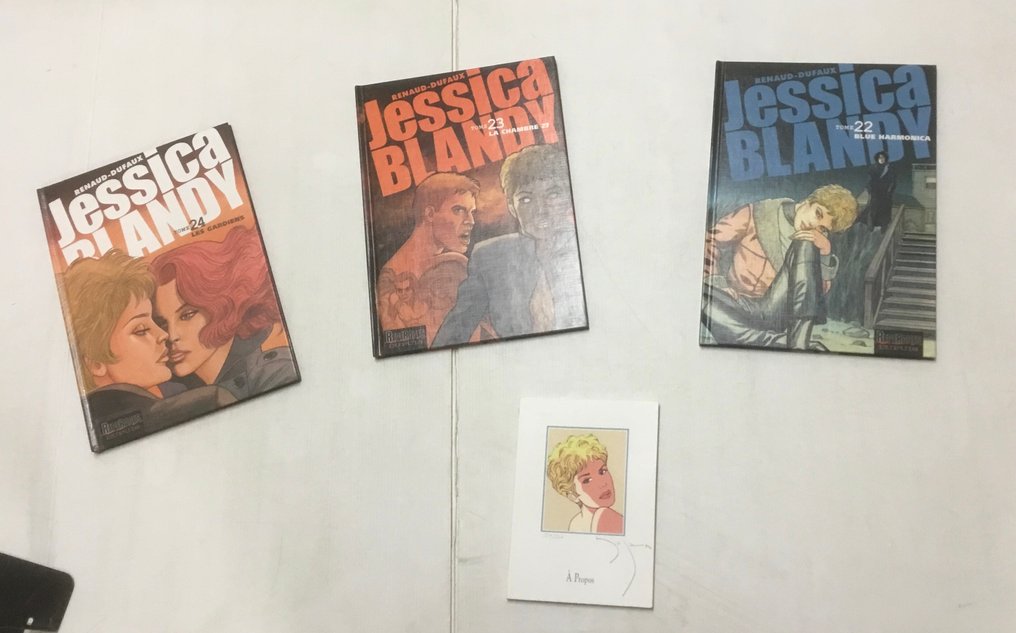 Jessica Blandy T22 à T24 + À propos + dédicace couleur - 3x C + B - 4 Album - Első kiadás - 2003/2006 #3.2