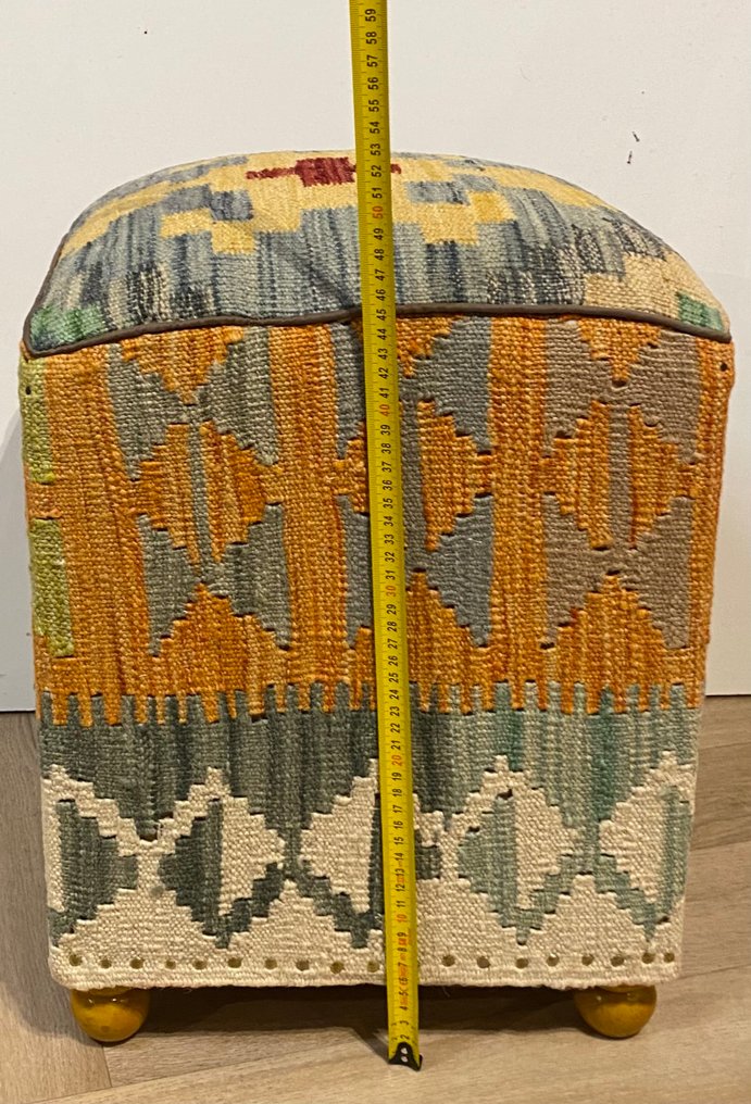 Kelim Poef（未使用/新） - 地毯 - 36 cm - 36 cm #3.2