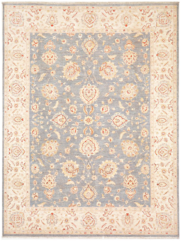 Afghan, Ziegler, Large Hand-knotted Traditional rug Natural wool - Carpet - 363 cm - 275 cm - New Unique Handmade rug #1.0