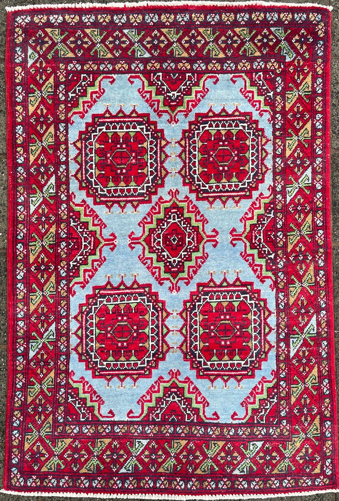 Fine Torkaman Καυκασσιακό - (αχρησιμοποίητο) - μη χρησιμοποιημένο - χειροποίητο - μαλλί - καινούργιο - Χαλί - 153 cm - 99 cm #1.0