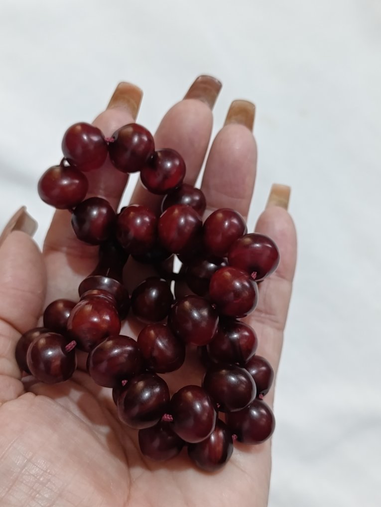  Chapelet - Ambre - 1970-1980 - Chapelet rare  #4.3