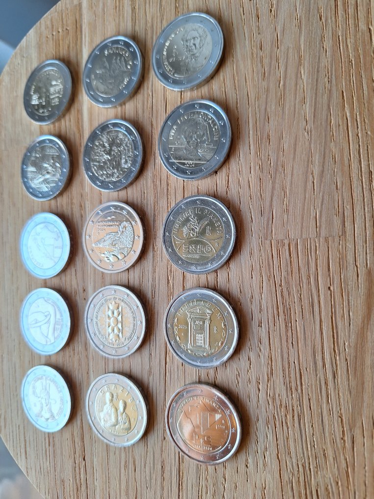 Ευρώπη. 2 Euro Various Years (15 monete)  (χωρίς τιμή ασφαλείας) #3.2