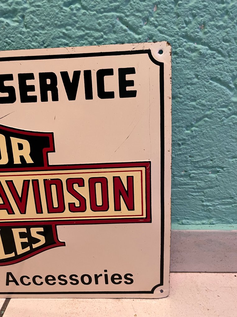 Harley-Davidson - Harley-Davidson motorcyklar - Skylt - Metall #3.2