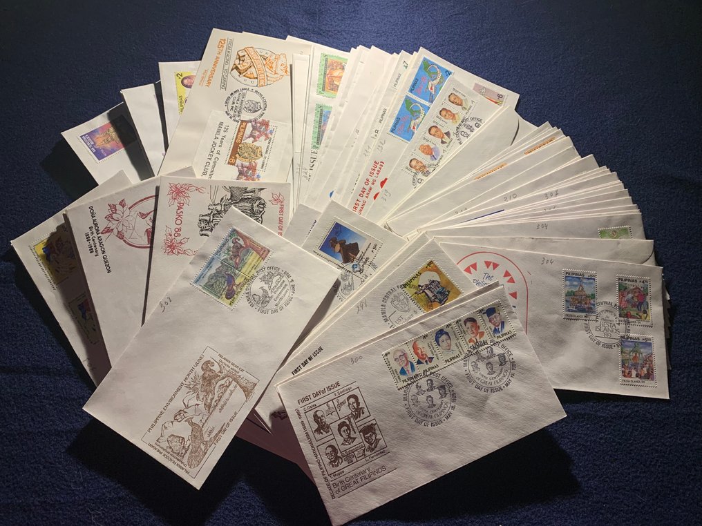 菲律宾 1975/1988 - 收藏199个信封 #2.1