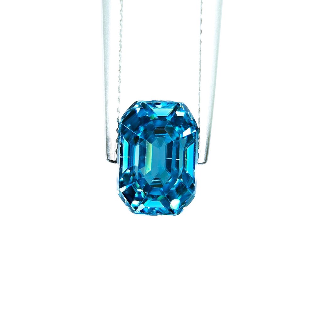 没有保留价 蓝色 锆石  - 4.80 ct - 国际宝石研究院（IGI） #1.0