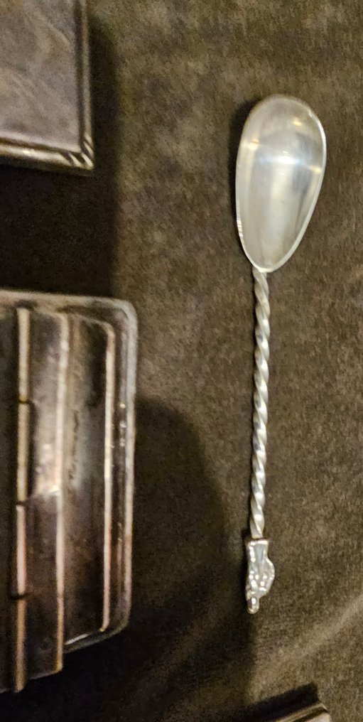 帶打火機菸盒 (9) - 鍍銀 - 大量镀银 #2.1