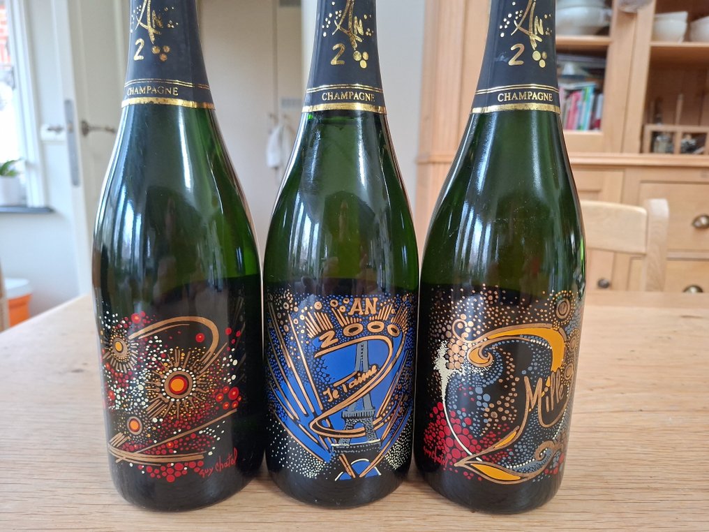 2000 Dhondt-Grellet, Cuvee - Champagne - 3 Flaskor (0,75L) #2.1