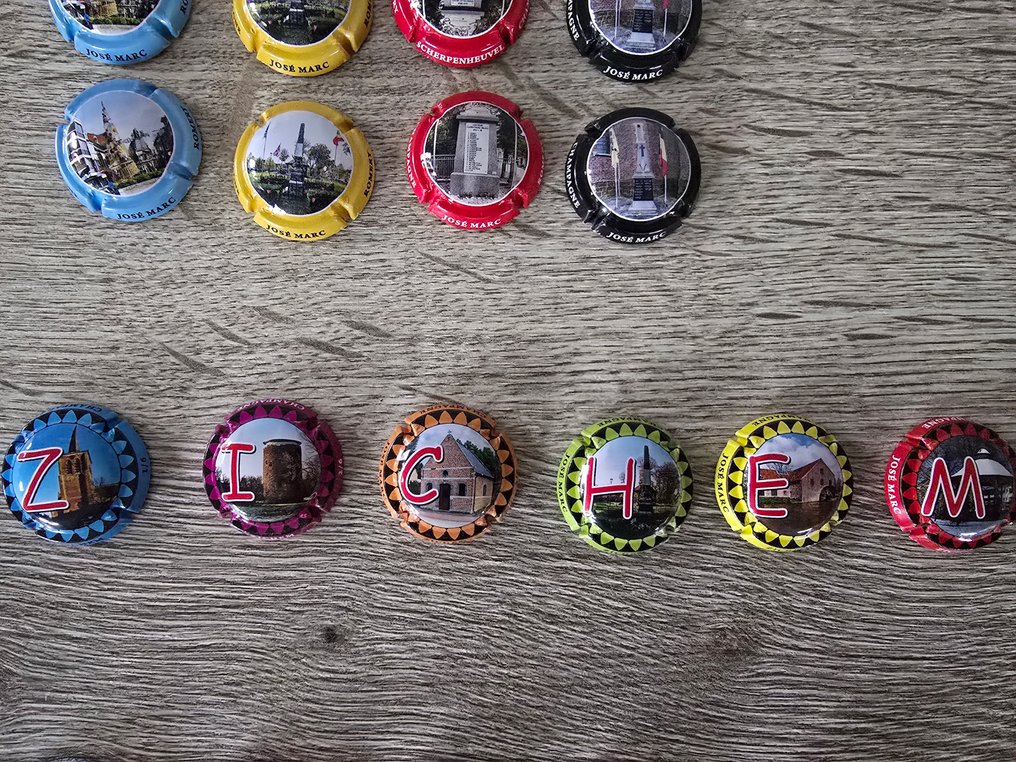 José Marc - 香槟酒酒帽 (21) - 大教堂,教堂,纪念碑 - 金属 - 香槟瓶塞盖 #2.1