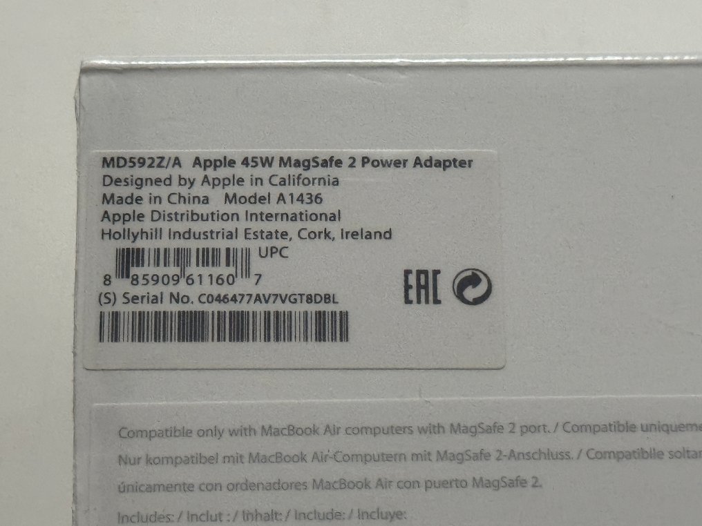 Apple Original New MagSafe 2 45W - 笔记本 - 原装盒未拆封 #2.1