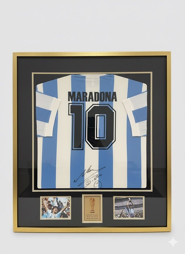 Argentina - FIFA World Cup - 马拉多纳 - 足球球衣  #3.2