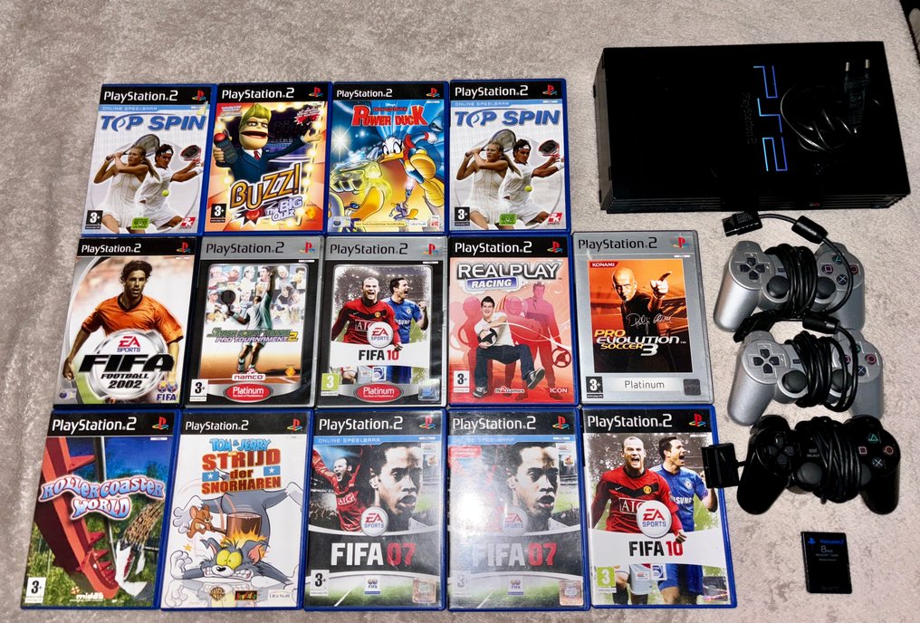 Sony - Playstation 2 (PS2) - with 14 games - Console per videogiochi + giochi #1.0