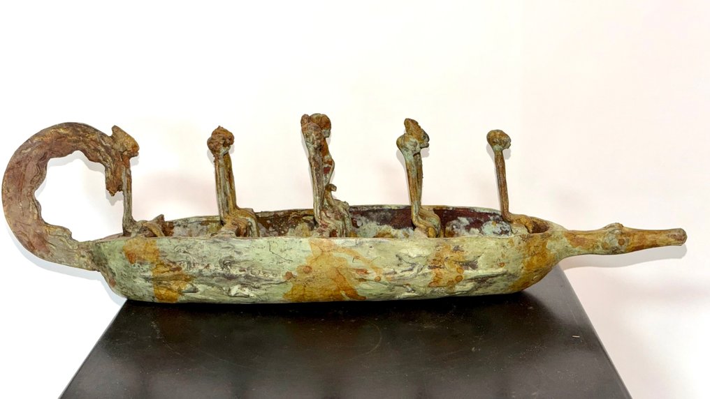 Pirogue - 47 cm - Γλυπτό - Dogon - Μάλι  (χωρίς τιμή ασφαλείας) #3.2