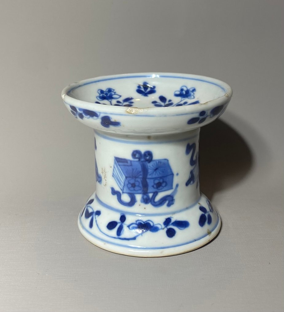 墨水晾干架或Saléron - 文人之物 - 蓝白色（不含底价出售） - 瓷器 - 中國 - 清康熙（1662-1722） #3.2