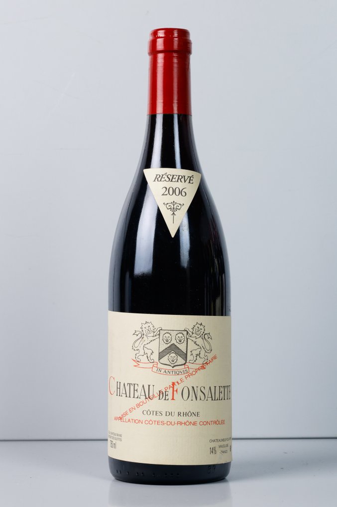 2006 E. Reynaud, Château de Fonsalette - Côtes du Rhône - 1 Pullo (0.75L) #1.0