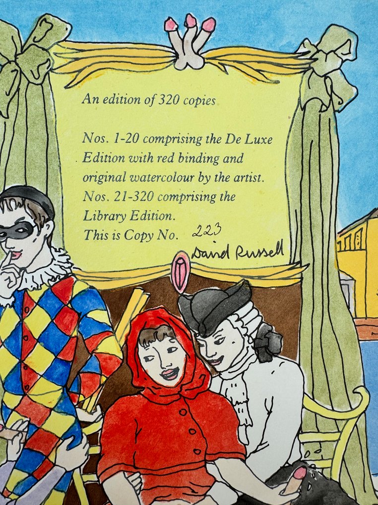 David Russell - The Secret Carnival - Erotic Pop Up Book - 1988 #1.0