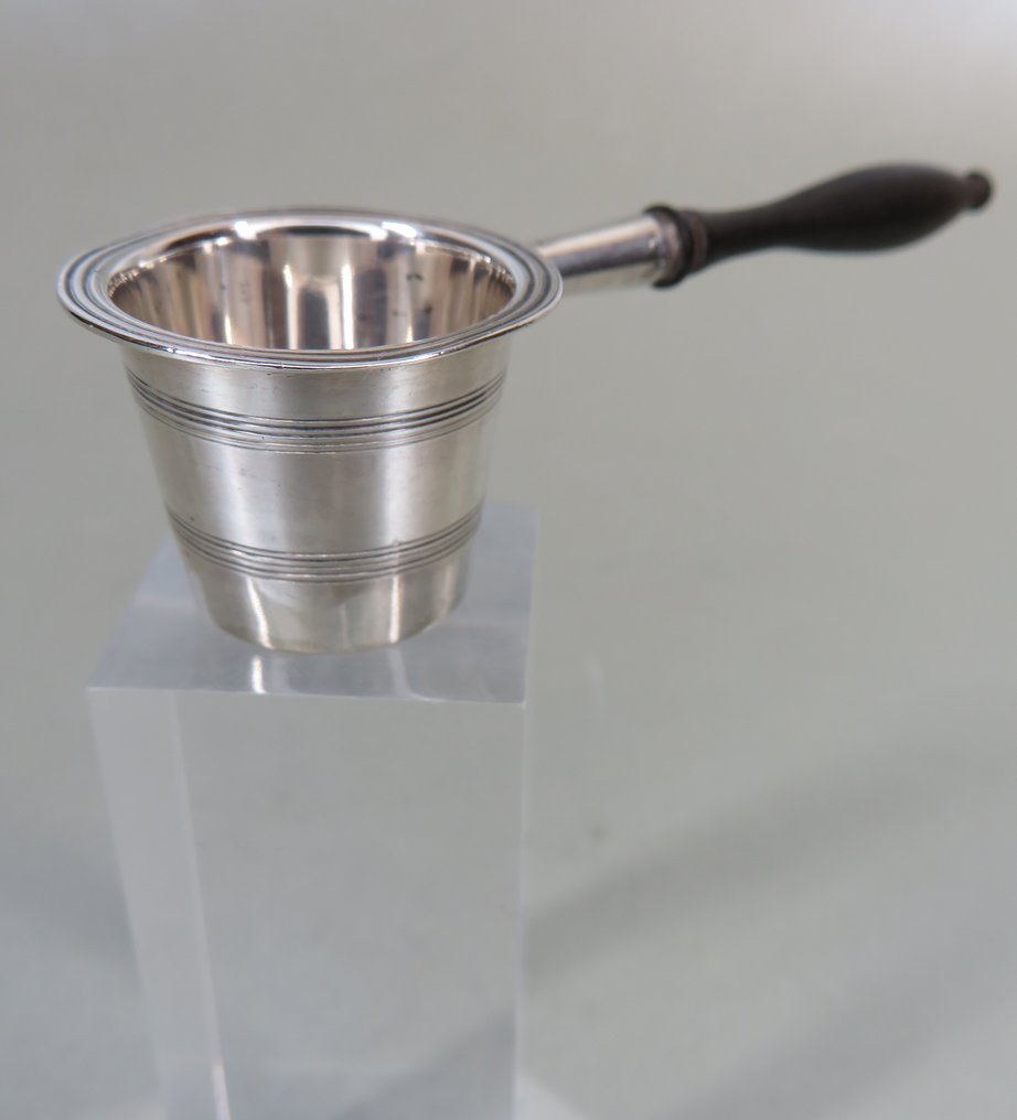 Miniatuur theezeef, 1826/1830, Johannes Heuvel, Amsterdam - Colino del tè - .833 argento #2.1