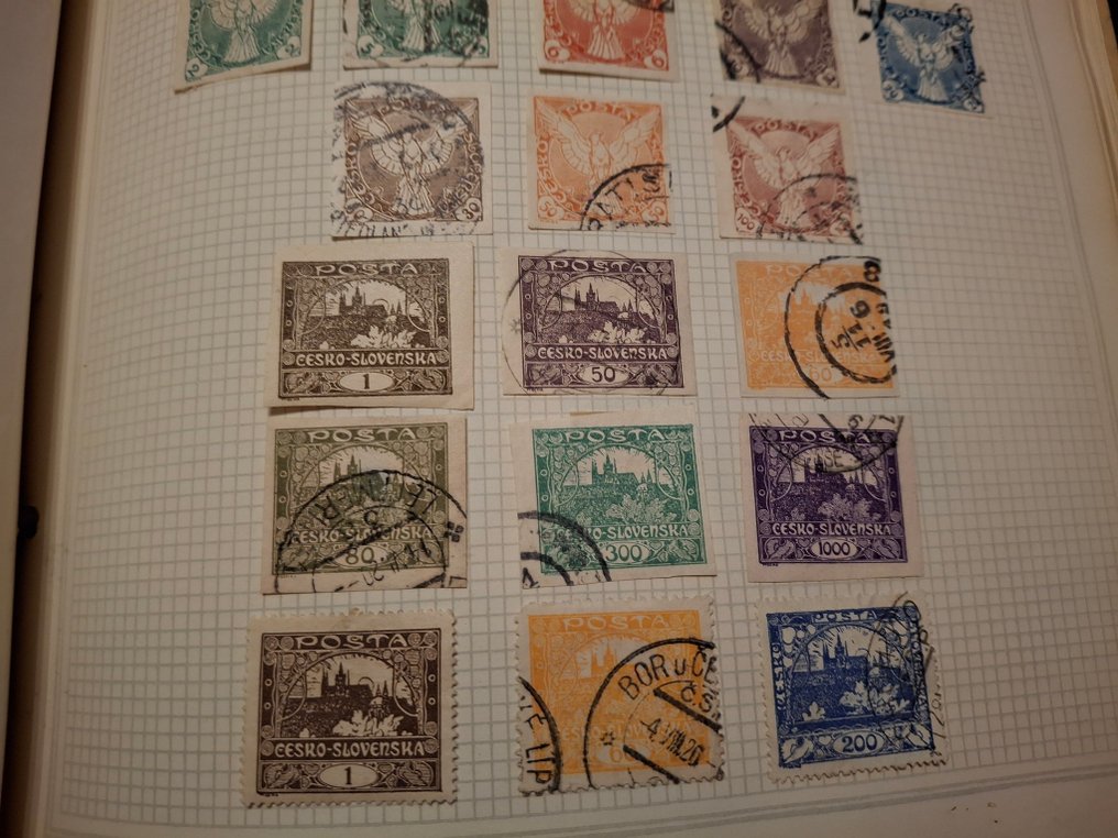 捷克斯洛伐克 1919 - 捷克斯洛伐克的有趣收藏，带一些书背的内容。 #3.2