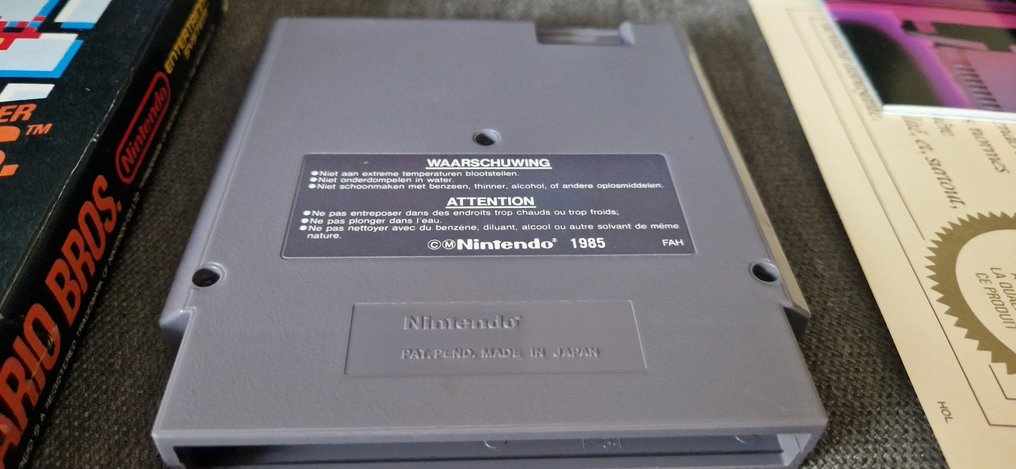 Nintendo - Nes - 1987 Control Deck 1st Hangtab Super Mario Bros editon with brand new controller - Console per videogiochi + giochi #4.3