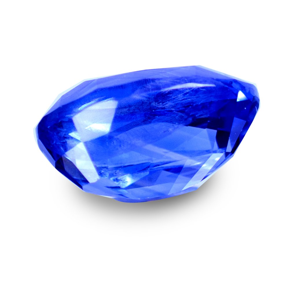 Blau Saphir  - 4.51 ct - Lotus Gemology #3.2