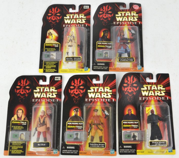 孩之宝 - 玩具 Star Wars Episode I - Naboo Royal Starship et figurines etc... - 1990-2000 - U.S. #1.0