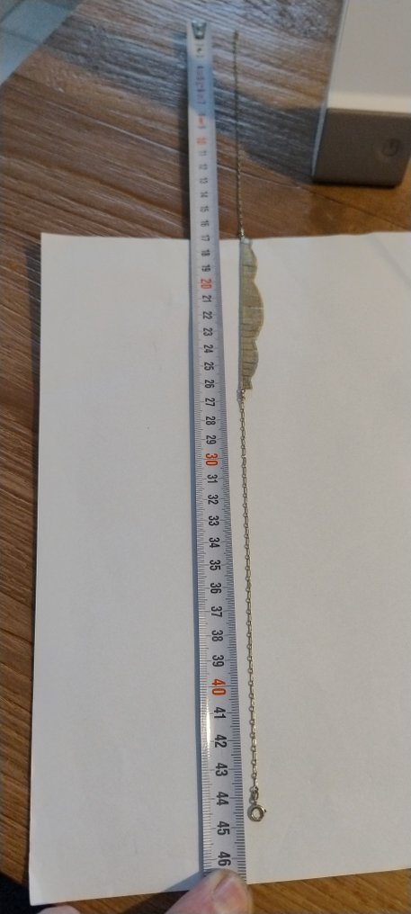 Κολιέ τσόκερ - 14 καράτια Κίτρινο χρυσό - 585 χρυσή αλυσίδα με άγκυρα #4.3