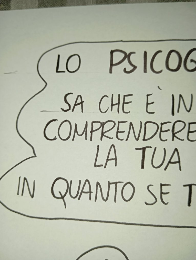 Cavezzali, Massimo - 1 Original drawing - Psicogattologo - Psicomiao ! - 2022 #4.3