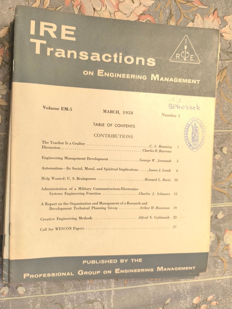 Multiples - Transactions of the I.R.E. - 1954-1961 #2.1