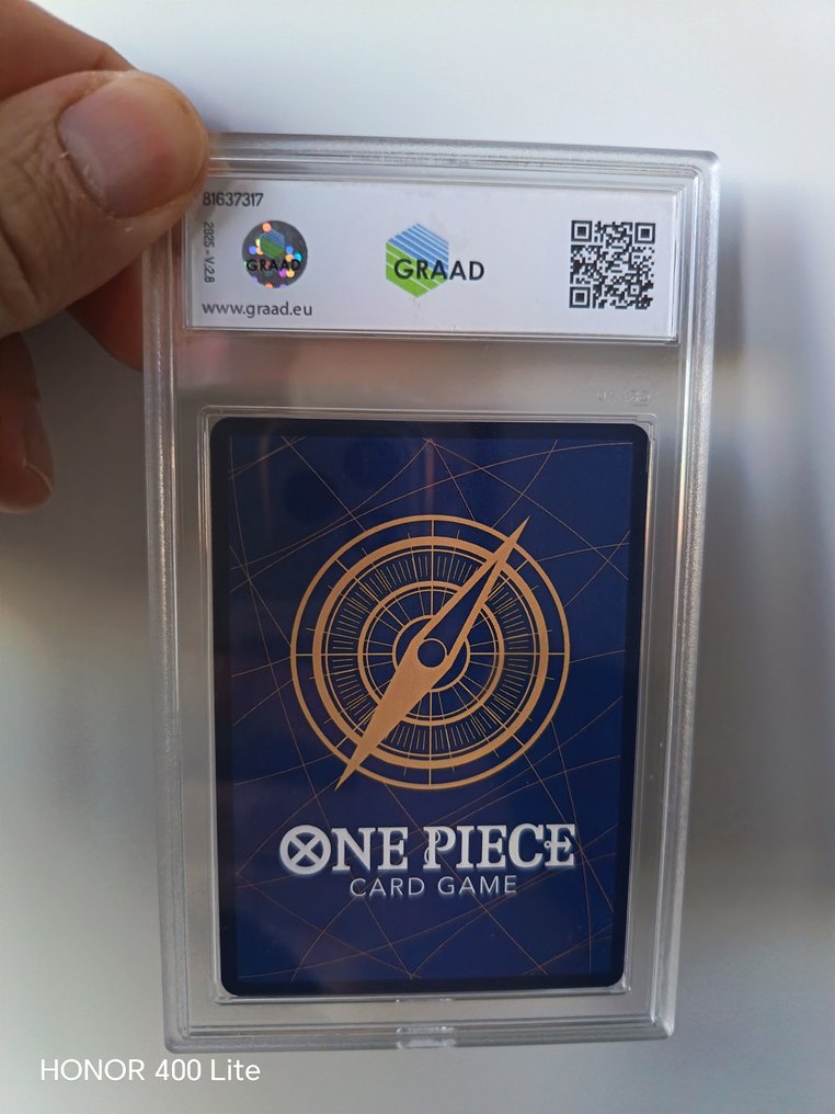 万代 - 1 Graded card - One Piece - Marshall D. Teach 另类艺术, 压膜, 亲笔签名卡 - Graad 10 #1.0