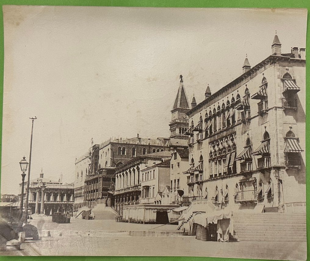 Anonimo - Venezia - coppia di  fotografie antiche dell’800 #1.0