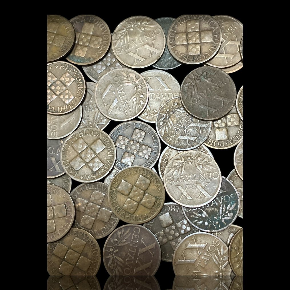 美國. Lote de 50 Moedas de bronze de 1 Cent, Várias datas, Vários estados de conservação Várias datas  (沒有保留價) #1.0