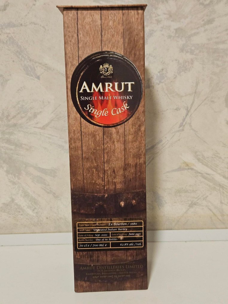 Amrut 2010 Single Cask Ex Bourbon no. 3580  - b. 2015  - 70 cl #2.1