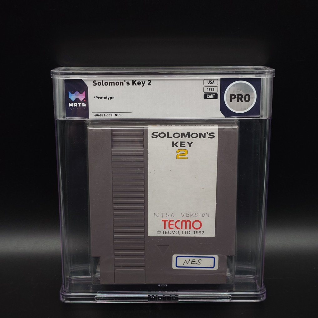 Nintendo - Nes - Prototype Solomon's Key 2 Tecmo USA Wata Unreleased Fire 'N Ice - Βιντεοπαιχνίδια - Ποτέ δεν ήρθε σε συσκευασία, πιστοποιημένο και βαθμονομημένο. #1.0