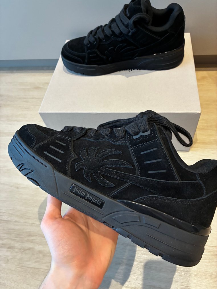 Palm Angels - Venice Low Suede Black - 运动鞋 - 尺寸: EU 42 - 带标签的新品 #1.0