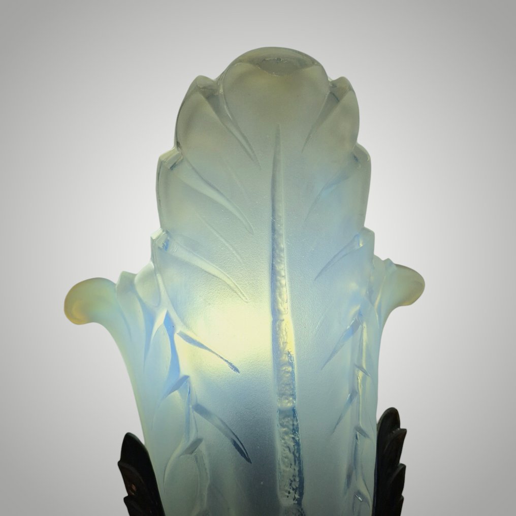 Ezan France et C.Ranc - Jean Gauthier - Απλίκα τοίχου (2) - Μπρούντζος, Γυαλί, πολυφωσφορίζον #3.2