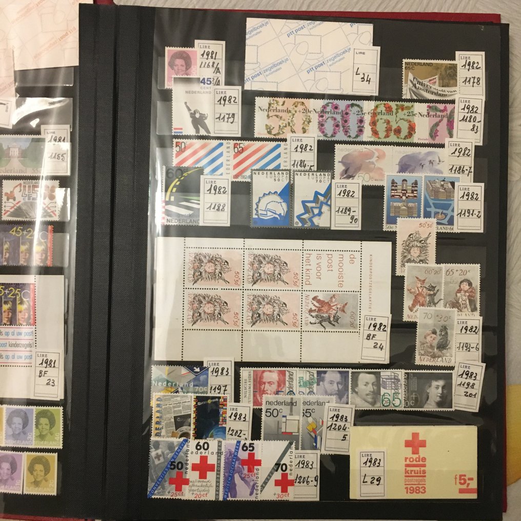 Netherlands  - Beautiful collection of new stamps from the Netherlands, 1990 to 2001. #4.3