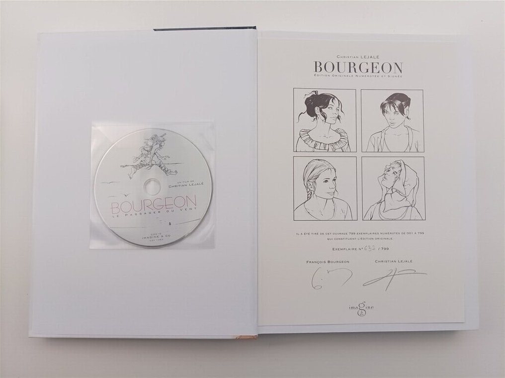Bourgeon + ex-libris + DVD - C + jaquette - 1 Album - Edição limitada - 2010 #2.1